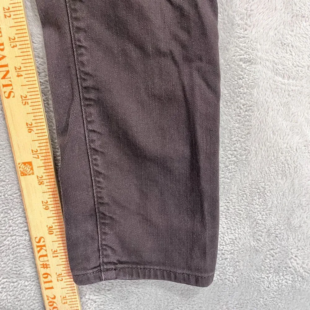 Mavi James Skinny Jeans Mens 31x32* Gray Denim Stretch‎ Flat Front Low Rise